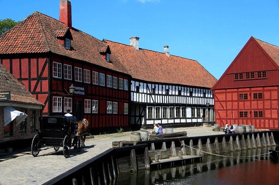 Thị trấn cổ Den Gamle By ở Aarhus